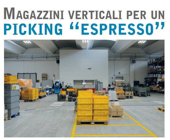 ICAM | Costruire Stampi | Magazzini verticali SILO² per il picking “espresso” di Rubinetterie Condor