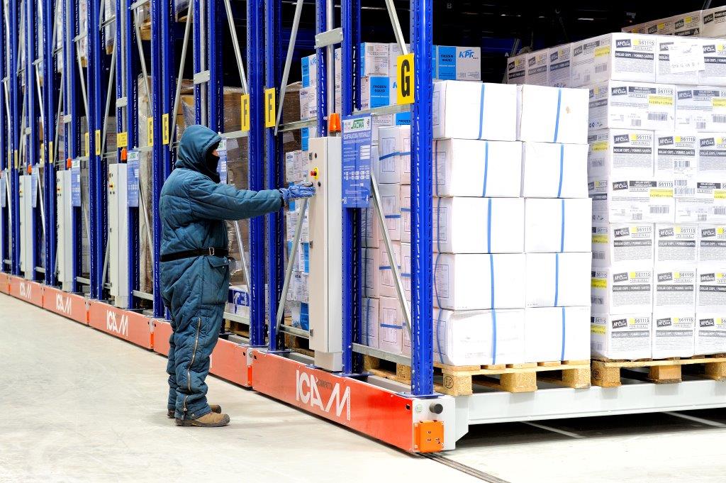 ICAM | Geldi 2000 sceglie le basi mobili COMPATTA Cargo per lo stoccaggio dei prodotti surgelati