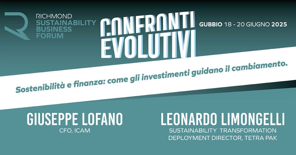 Finanza e sostenibilità, ICAM al Richmond Business Forum