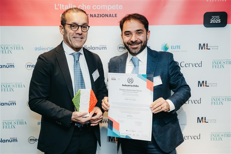 Premio Industria Felix, ICAM tra le 5 top imprese d’Italia nel settore meccanica