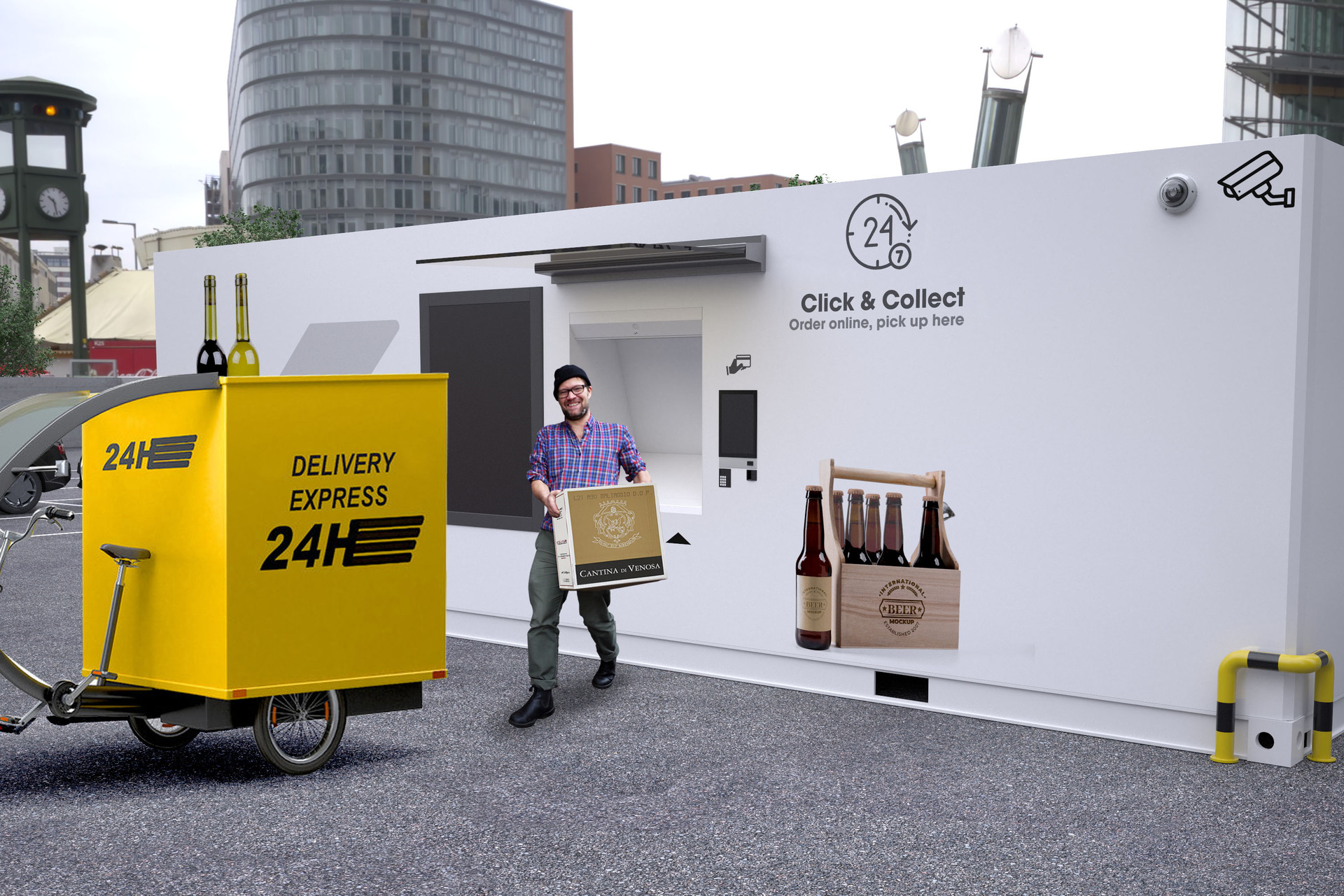 SafeBox outdoor per ritiro automatico