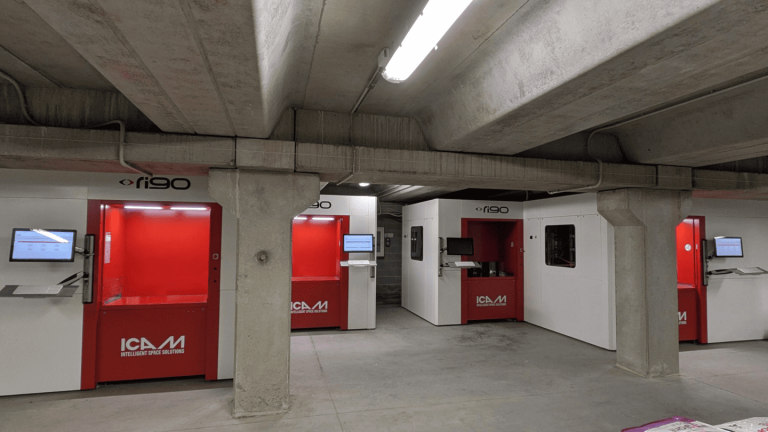 Il magazzino automatico orizzontale RIGO adatto a locali interrati