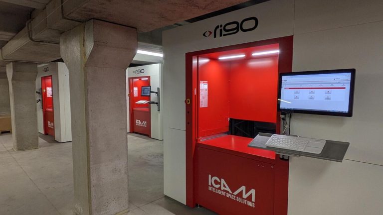 Magazzino automatico orizzontale RIGO per locali con lay-out complesso