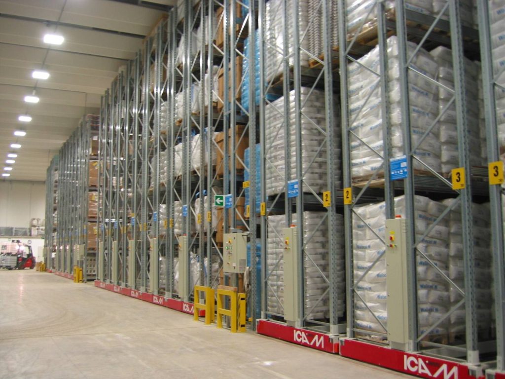Il magazzino compattabile COMPATTA per carichi pesanti