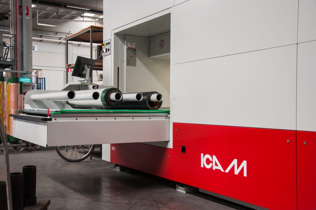 magazzino automatico verticale SILO² per stoccaggio cliché di stampa