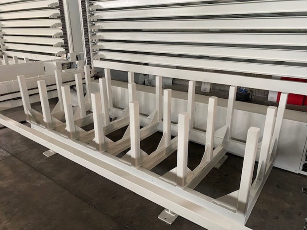 MAXI T, magazzino verticale per pannelli e lamiere
