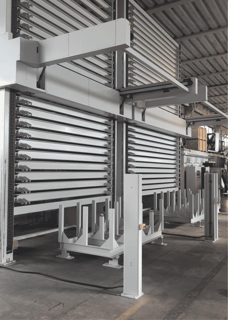 MAXI T, magazzino verticale per pannelli e lamiere