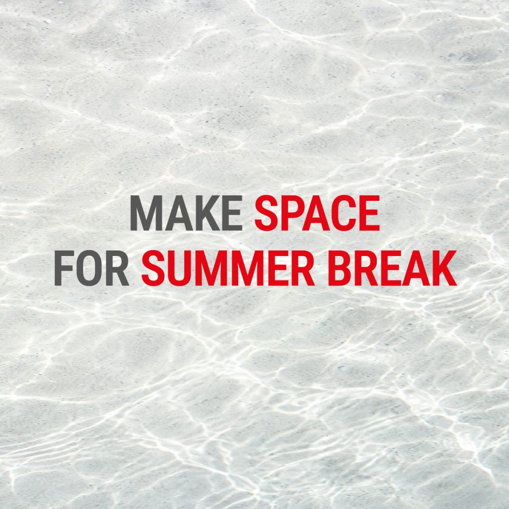 Make space for summer break: office closure from August 10 to 23